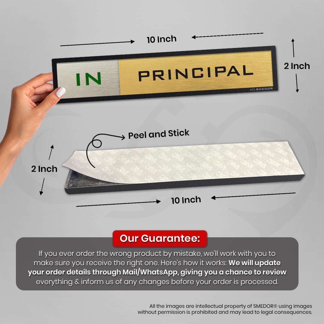 "Principal" with IN / OUT status - SMEDOR