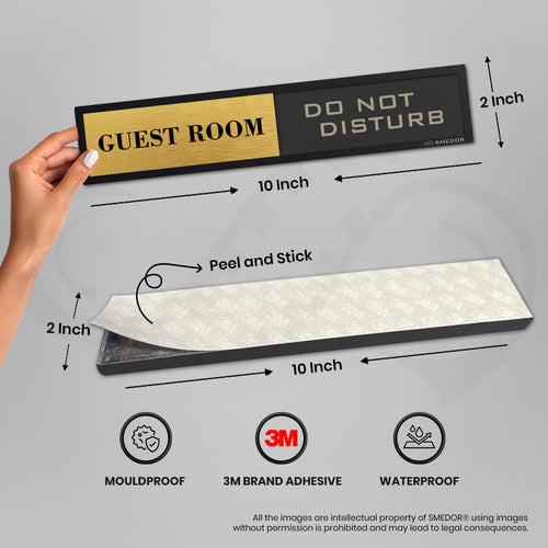 "DO NOT DISTURB / PLEASE KNOCK" status