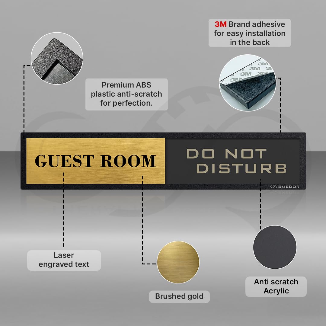 "DO NOT DISTURB / PLEASE KNOCK" status