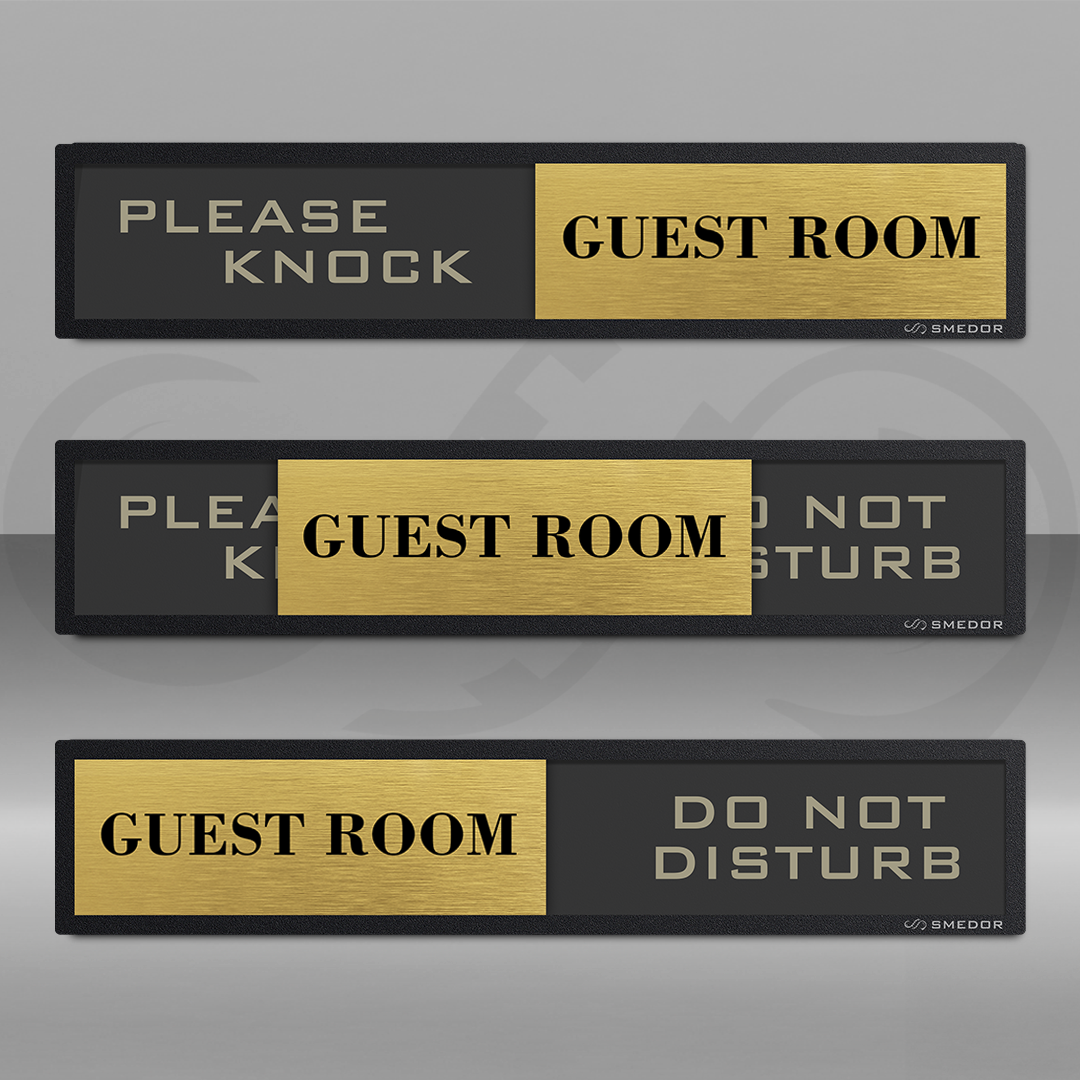 "DO NOT DISTURB / PLEASE KNOCK" status